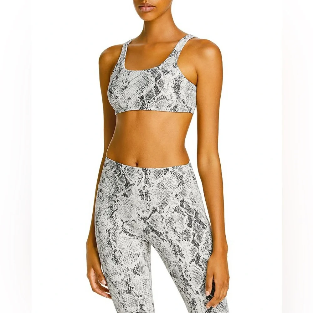 ALO YOGA Vapor Snakeskin Sports Bra - Picture 1 of 5